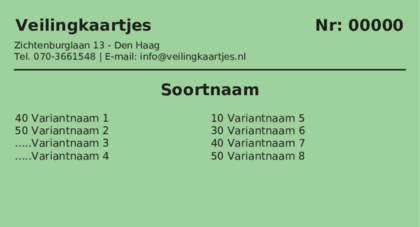 Voorbeeld veilingkaart op Natuurgroen